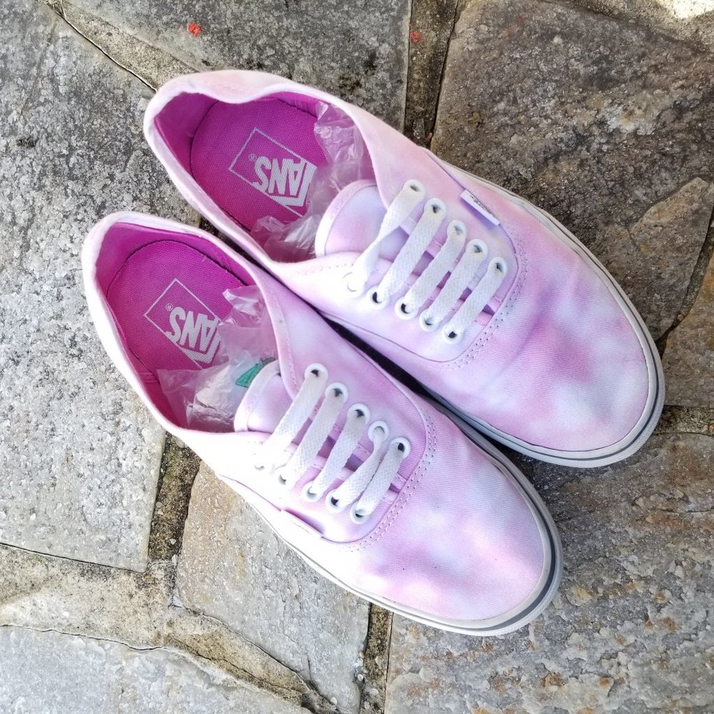 COPY - Vans Tie Die Pink Lace Up Sneakers Size 9,…